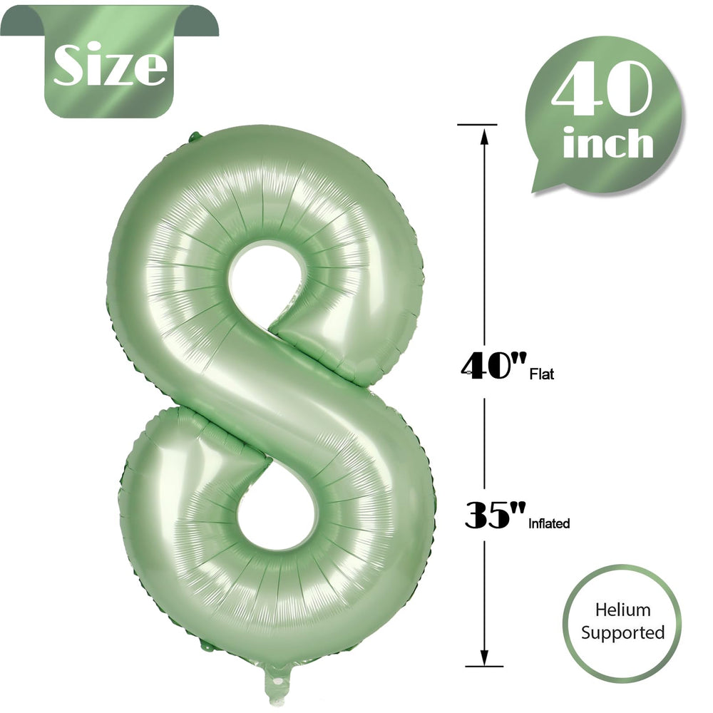 IWERP Sage Green party decor set creates versatile celebration ambiance.
