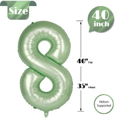 IWERP Sage Green party decor set creates versatile celebration ambiance.