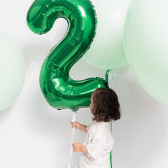 IWERP self-sealing foil balloon number 6 for quick setup.