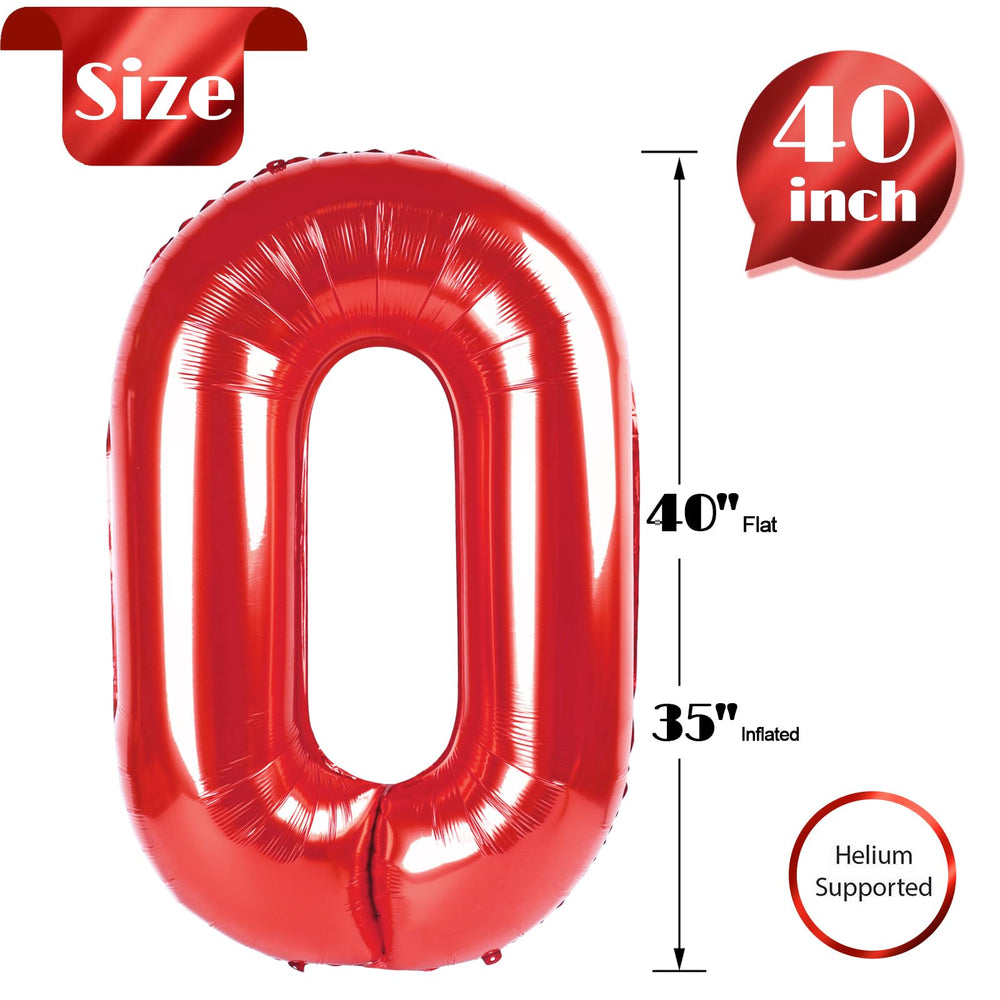 IWERP self-sealing red balloon for quick setup and reuse.