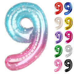 IWERP Starry Sky 9 balloon 40-inch creates a vibrant photo backdrop.