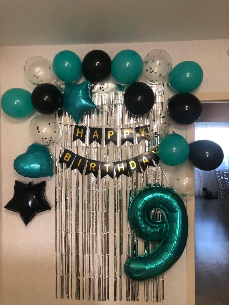 IWERP teal 5-balloon inflation options for helium or air use.