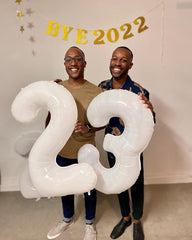 IWERP white 3-balloon reusable storage enables easy post-party care