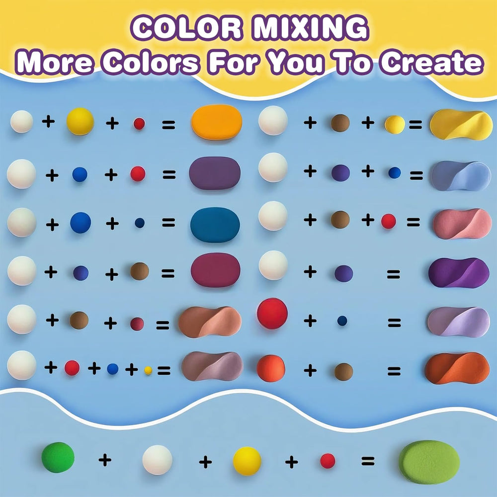 Ixiaoyoo air-dry clay makes lightweight, display-worthy crafts after drying