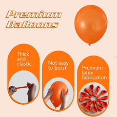 IXVAN 18-inch orange balloon adds a bold focal point to centerpieces