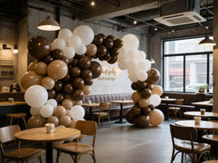 IXVAN latex balloons close-up highlighting thickness for durable décor.