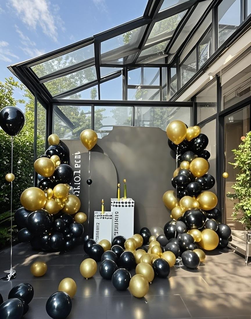 IXVAN metallic gold garland setup elevates weddings and celebrations with shine