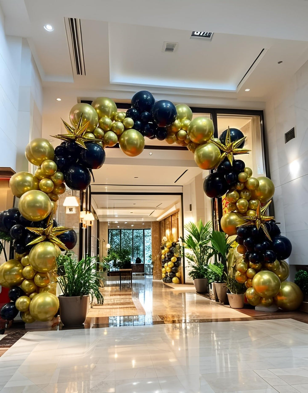 IXVAN metallic gold balloons 5 inch bundle perfect for confetti accents and favors