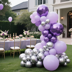 IXVAN pastel purple 5-inch balloons for filler accents.