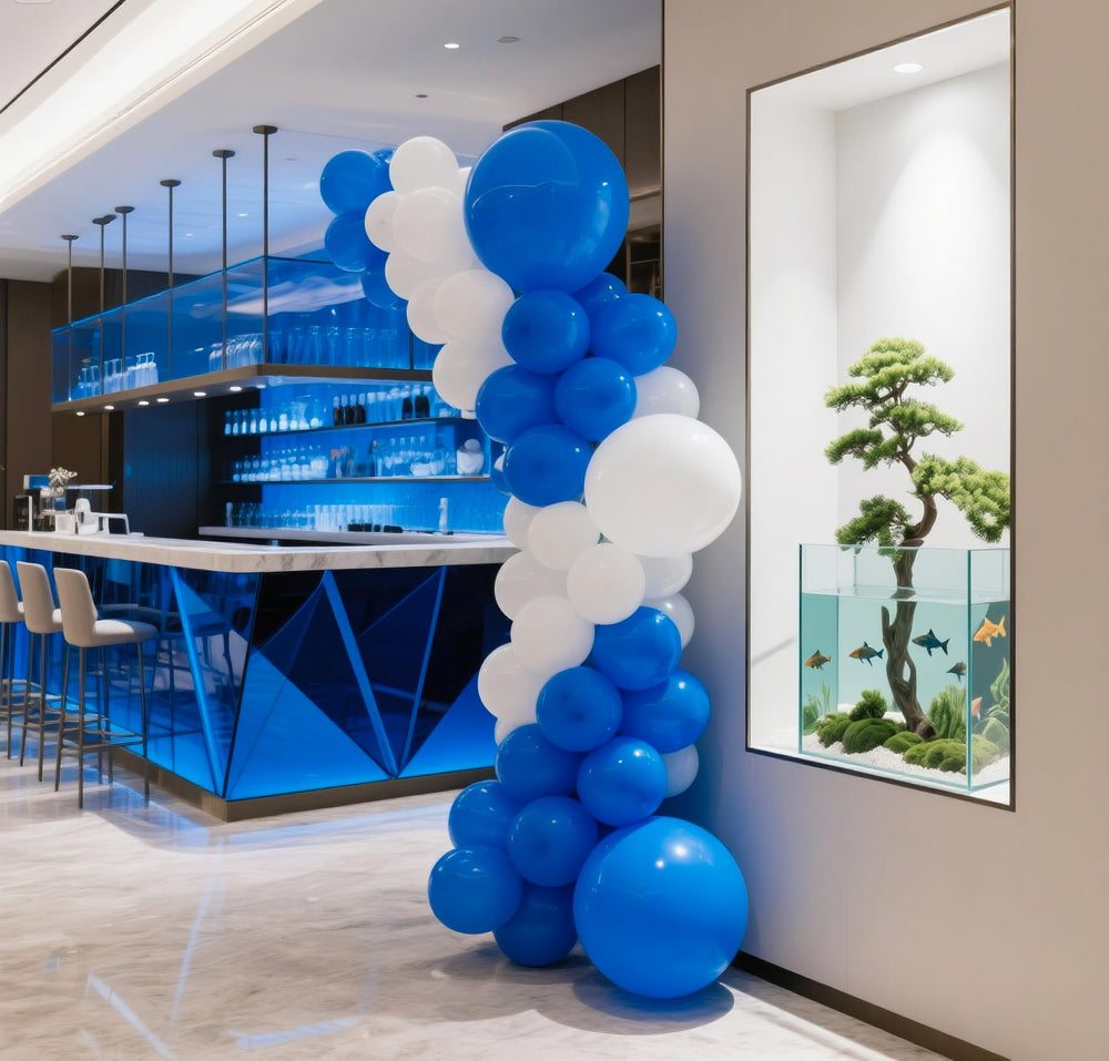 IXVAN Royal Blue 18in balloons for dramatic party accents.