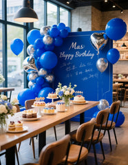IXVAN Royal Blue balloon arch kit for seamless celebrations.