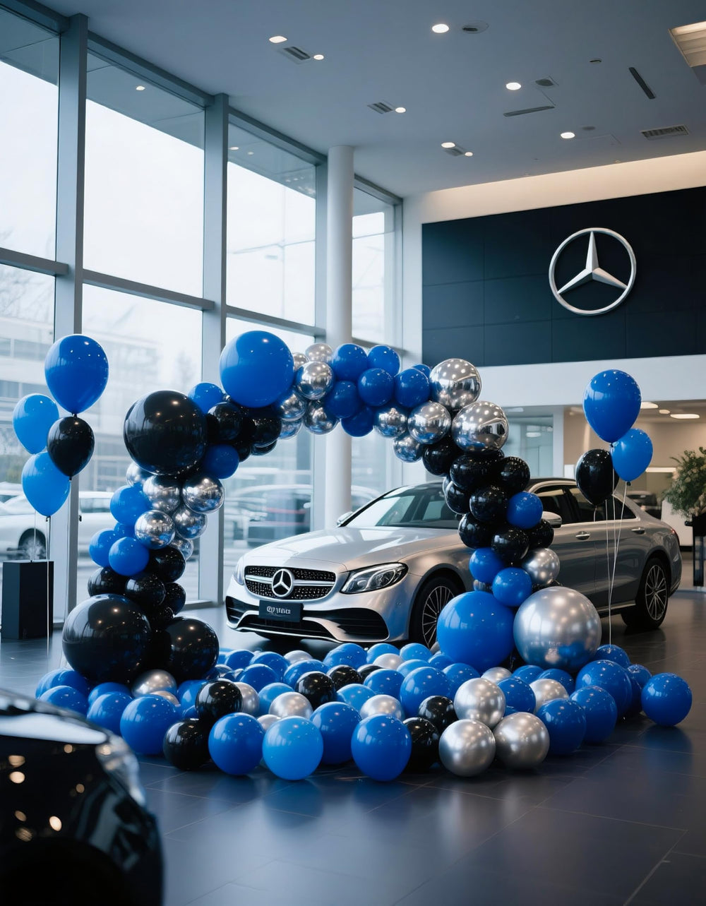 IXVAN Royal Blue garland balloons for wedding or party layouts.