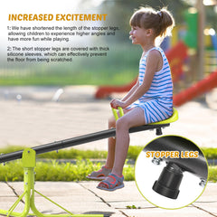 Iyoyo Teeter Totter base and support system highlight solid construction.