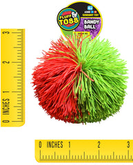 JA-RU Bandy Ball squeeze-and-toss fun for stress-free, portable entertainment.