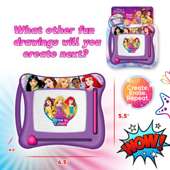 JA-RU Disney Princess Magic Draw board travel-friendly design for trips.