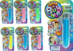 JA-RU Grab a Bubble wand tubes showing touchable bubbles for interactive play