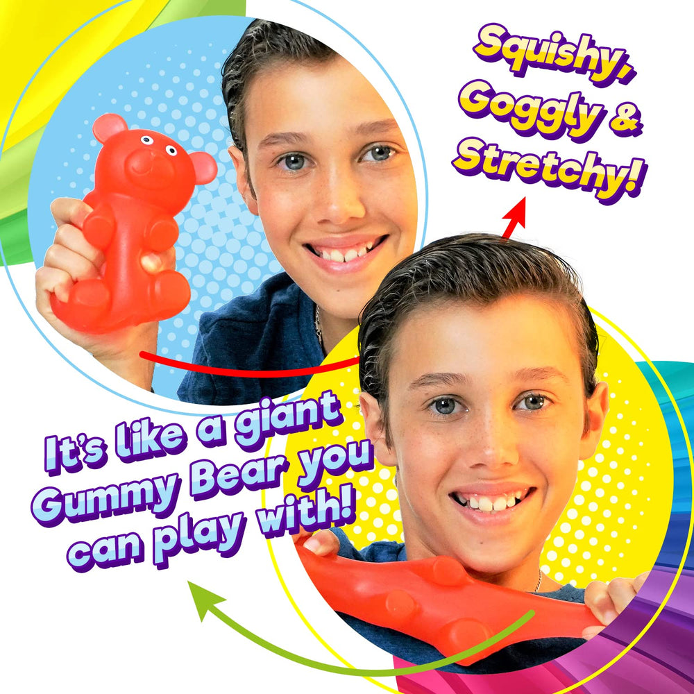JA-RU gummy bear designed for children ages 4 and up.
