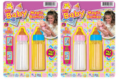 JA-RU Magic Baby Doll Bottles with milk disappearing effect for imaginative play