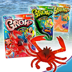 JA-RU Magic Grow Squid enlarges in water for hands-on learning.