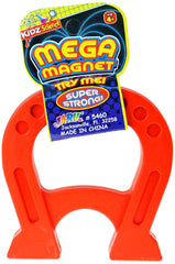 JA-RU Mega Magnet Toy orange horseshoe magnet for kids’ magnetic exploration