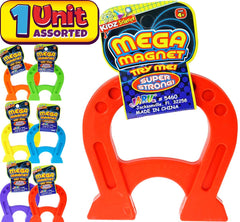 JA-RU Mega Magnet Toy purple horseshoe magnet adds colorful magnetic activities