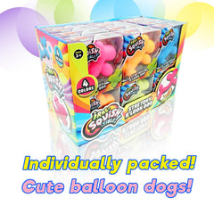 JA-RU Stretchy B'loon Dog pack image showcases two colors for shared fun