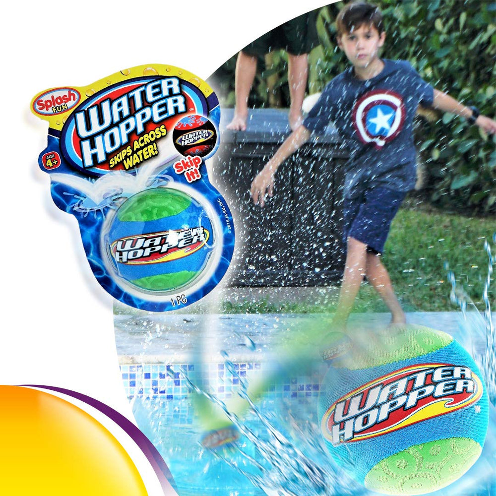 JA-RU Water Balls floating on water for easy visibility and retrieval