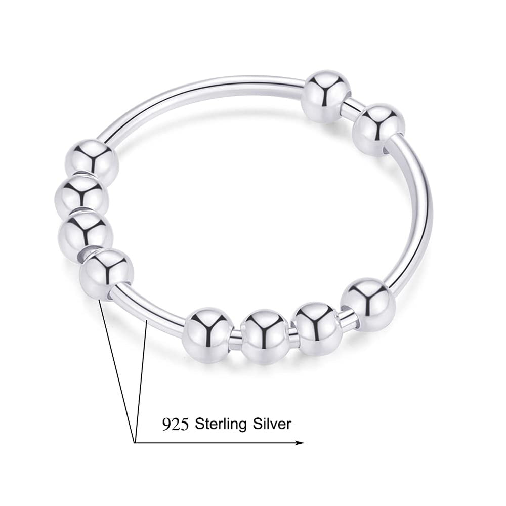Jacruces ring close-up highlighting bead detail for calm moments.