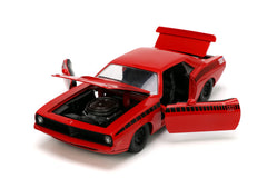 Jada Barracuda rubber tires provide realistic traction-inspired feel.