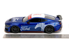Scale 1:24 on Jada Bigtime Muscle Mustang GT Dark Horse for accurate collection.
