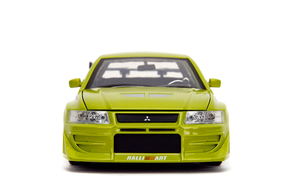 Jada Brian's Mitsubishi Evo VII interior and trunk detail for display versatility.