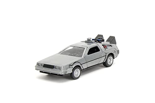 Jada 1:32 Time Machine 3-pack ideal for fans and collectors.