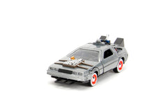 Jada Time Machine 1:32 wheels and tires durable rubber accents.