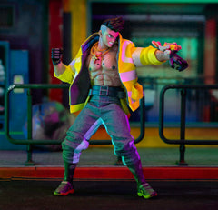 Jada Cyberpunk David Martinez pistol and arm cannon for display