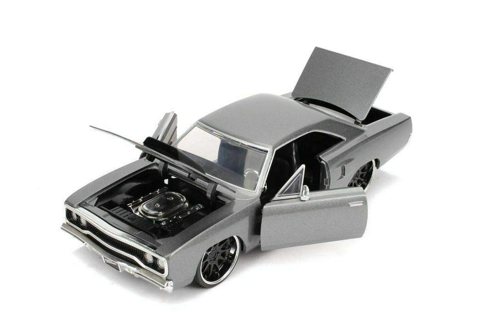 Jada Roadrunner interior close-up showing a detailed cockpit for collectors.