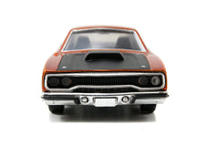 Jada Fast & Furious 1:32 Dom's Plymouth Road Runner open-doors highlights scale-accurate interior.