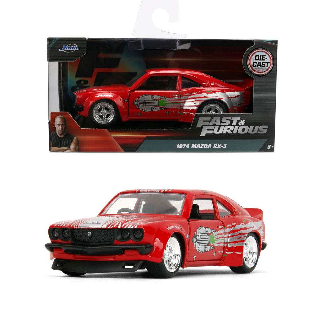 Jada RX-3 body close-up with movie-accurate styling for display.