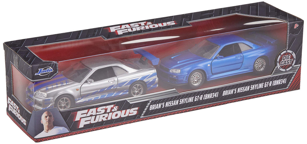 Jada Skyline R34 silver die-cast with authentic styling cues for fans