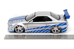 Rear view reveals authentic taillights and branding for authentic collection display.