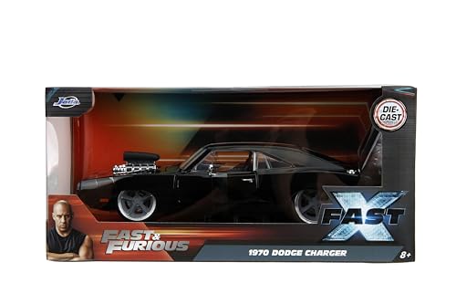 Jada Fast & Furious 1970 Dodge Charger side detail highlights authentic styling for fans.