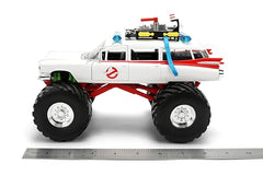 Jada Ghostbusters Ecto-1 rear view illustrates detailed silhouette and decals