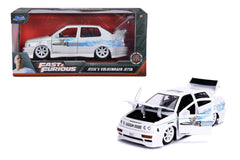 Jada Jesse's Volkswagen Jetta 1:24 durable die-cast body supports long-term display.