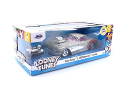 Jada Looney Tunes Corvette opening doors showing access and premium build