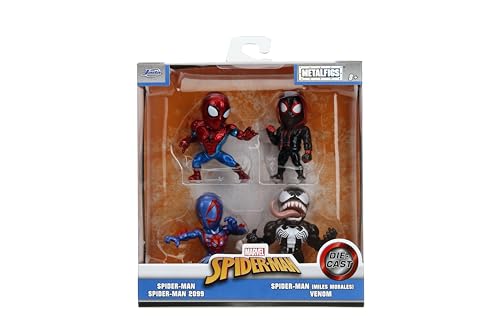 Jada Miles Morales hoodie figure in 2.5 inches, ideal for desks.