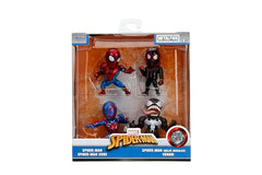 Jada Miles Morales hoodie figure in 2.5 inches, ideal for desks.