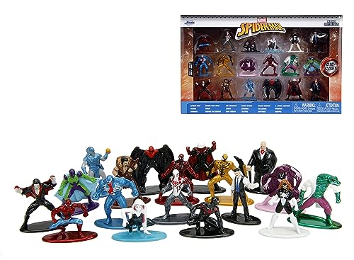 Jada Nano MetalFigs Spider-Man 2099 figure displayed in premium paint.