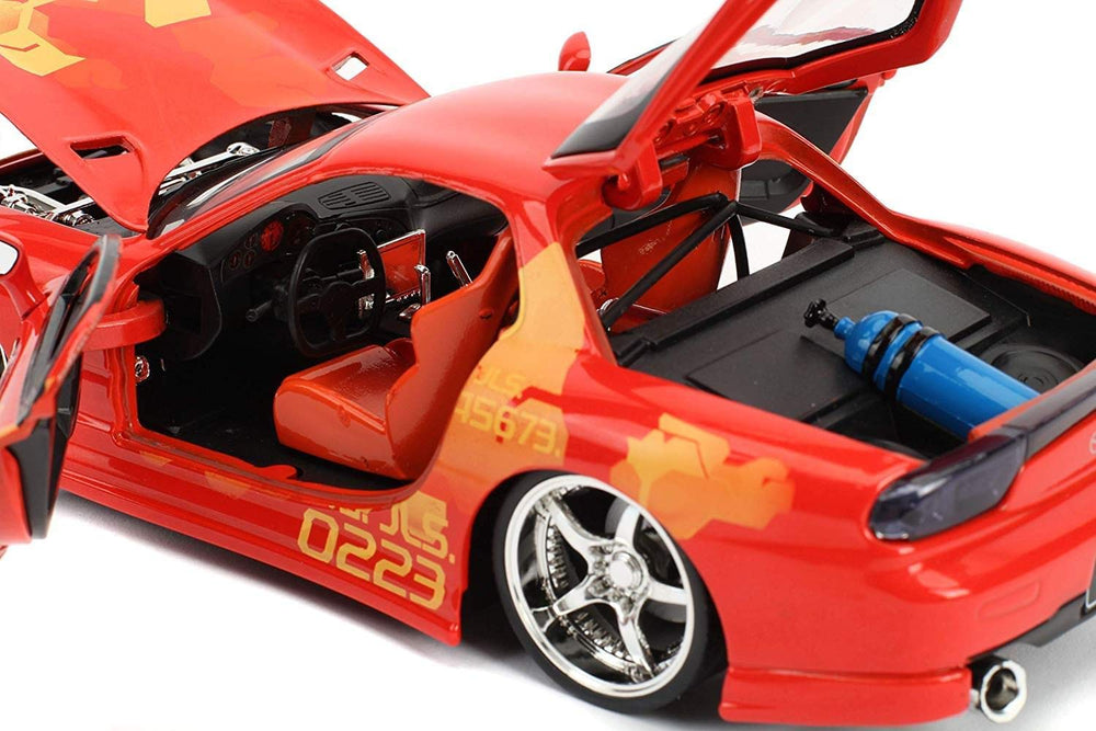 Jada Mazda RX-7 die-cast packaging image for gifting