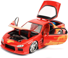 Jada Mazda RX-7 die-cast wheel detail for display