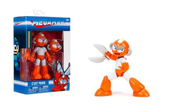 Jada Mega Man Cut Man with Rolling Cutter accessory ready for battle scenes.