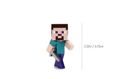 Jada Minecraft Metalfigs 4-Pack Alex with Axe side view for collectible showcase